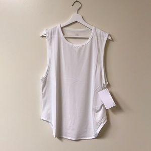 NWT Fabletics Trisha tank white XL 12-14